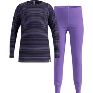 Odlo Long Active Warm Eco Lange Mouwen Basislaagset Paars