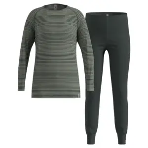 Odlo Long Active Warm Eco Lange Mouwen Basislaagset Urban Chic / Shadow