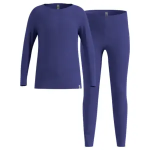 Odlo Set Merino 200 Lange Mouwen Basislaag Blauw