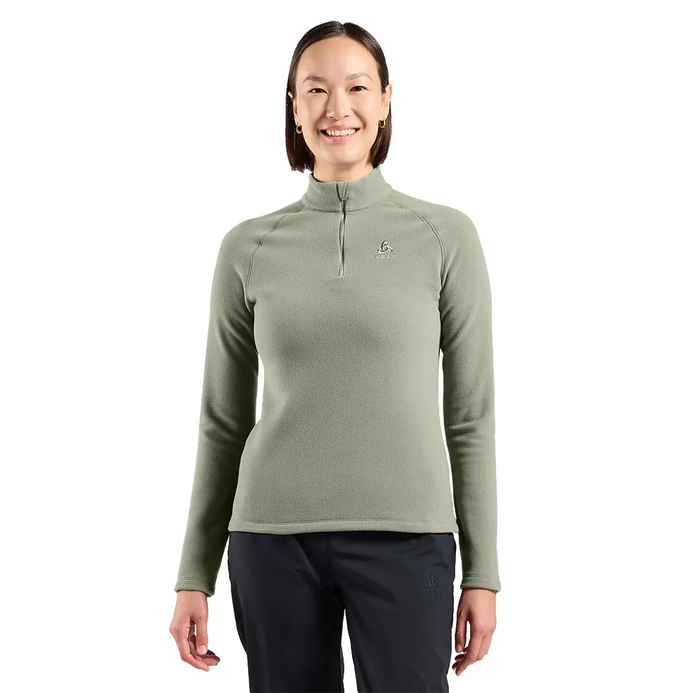 Odlo Rigi Fleece Met Halve Rits Shadow