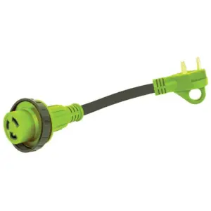 Fultyme Rv Draaivergrendelingsadapter 30 Cm 15a Zwart