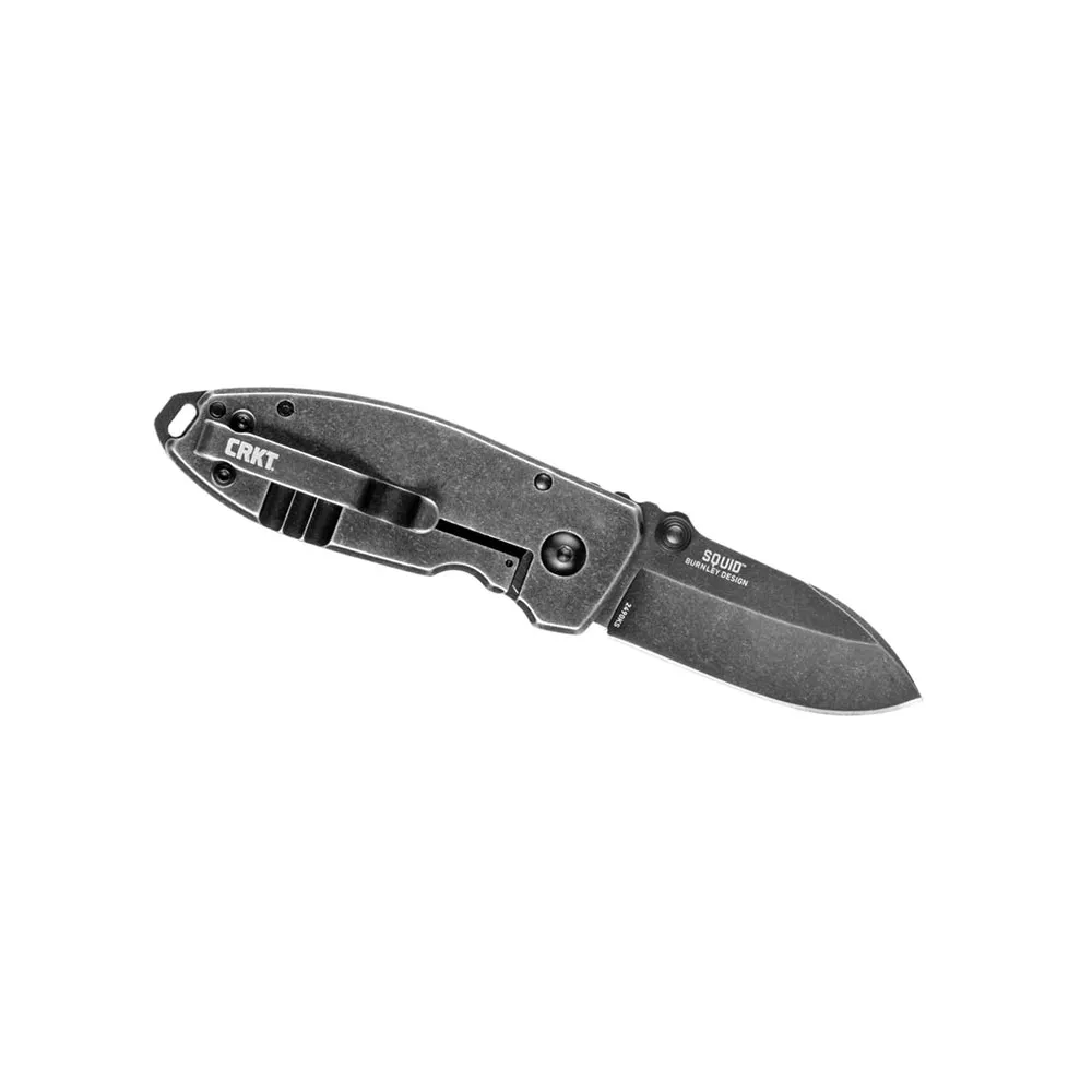 Crkt Squid Stonewash Zakmes Zilver