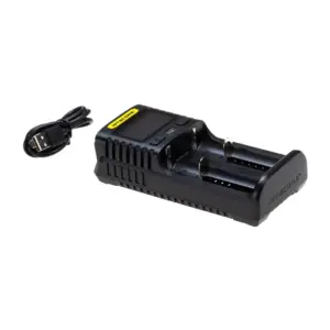Nitecore Ums2 Batterijlader Zwart