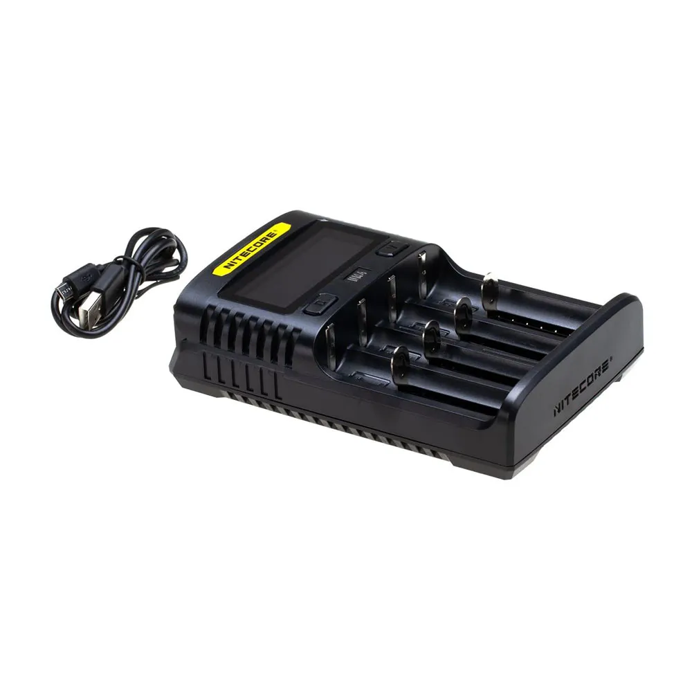 Nitecore Um4 Batterijlader Zwart