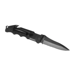 Smith & Wesson Border Guard Swbg1s Serrated Folder Zakmes Zwart