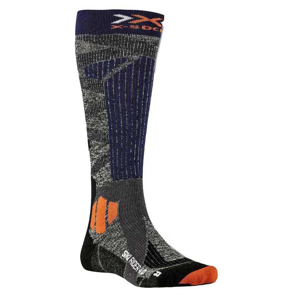 X-socks Ski Rider 4.0 Sokken Grijs