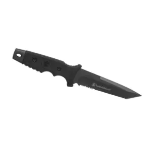 Smith & Wesson Sw7s Fixed Blade Serrated Tanto Mes Zwart
