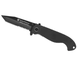 Smith & Wesson Special Tactical Cktacbs Serrated Folder Zakmes Zwart