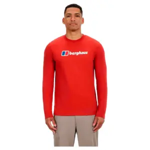 Berghaus Big Logo T-shirt Met Lange Mouwen Mica