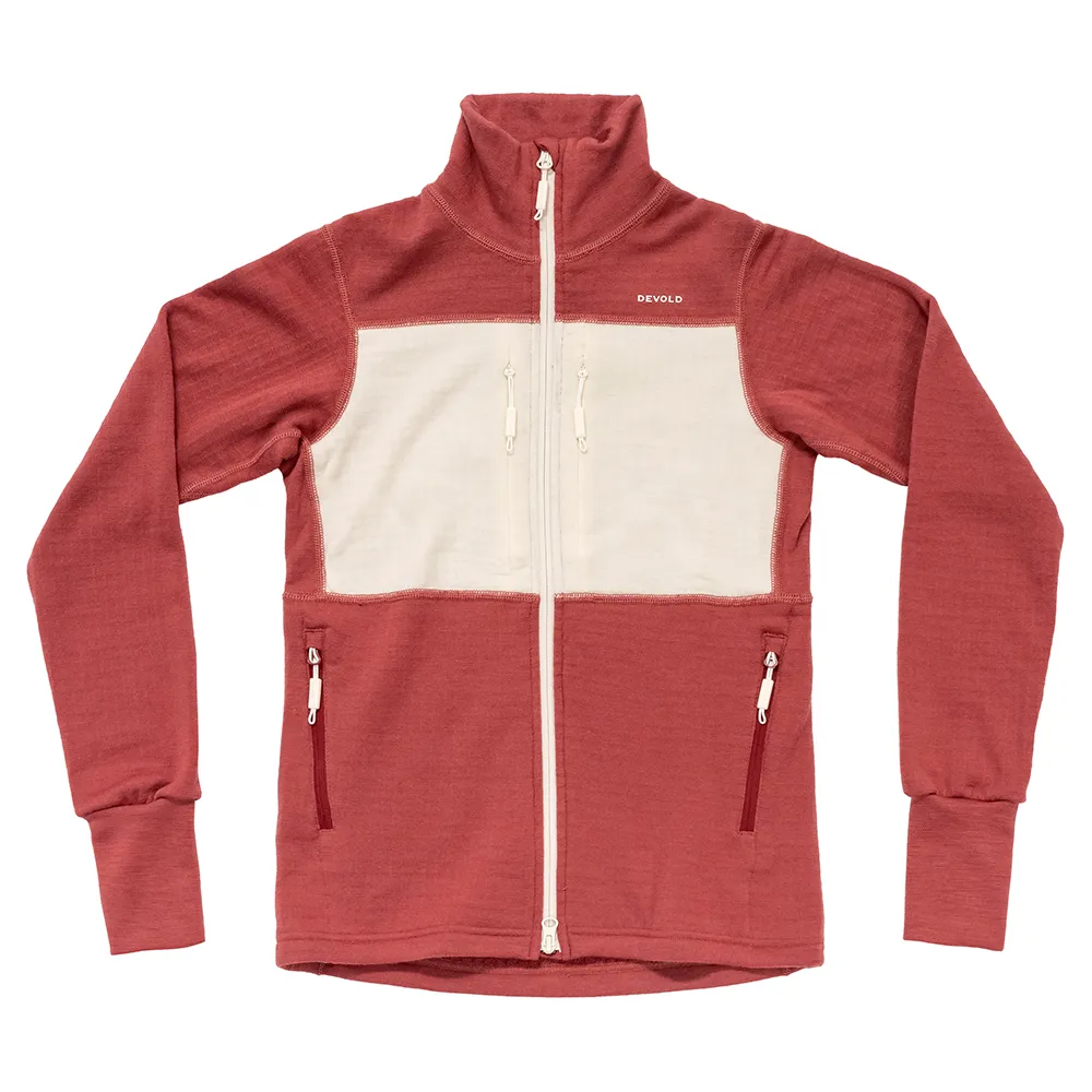 Devold Of Norway Egga Grid Merino Jas Wit