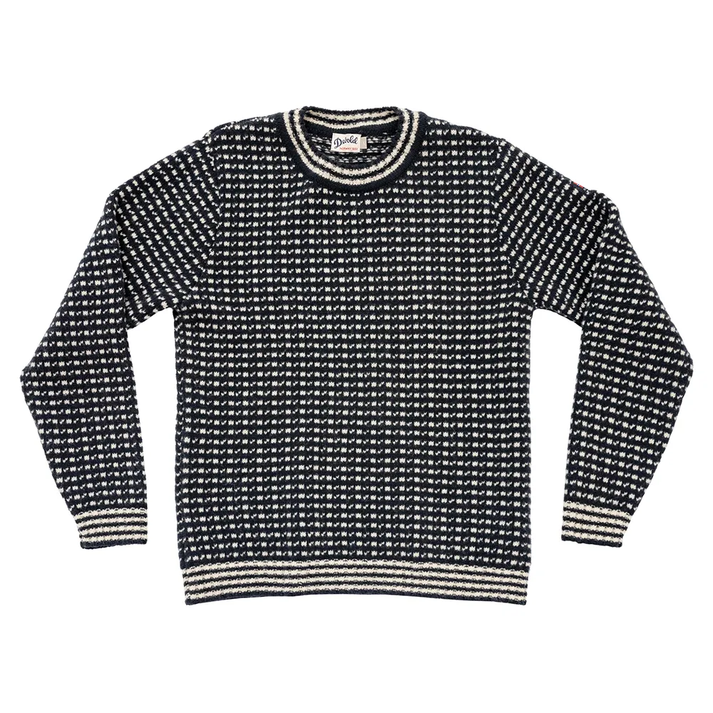 Devold Of Norway Islender Refined Trui Ink / Offwhite