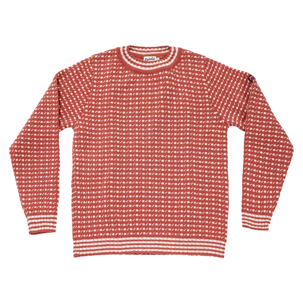 Devold Of Norway Islender Refined Trui Marsala / Offwhite