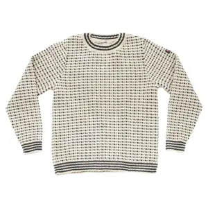 Devold Of Norway Islender Refined Trui Offwhite / Ink