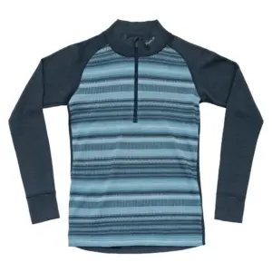 Devold Of Norway Signature Merino 230 Half Rits Lange Mouw T-shirt Night