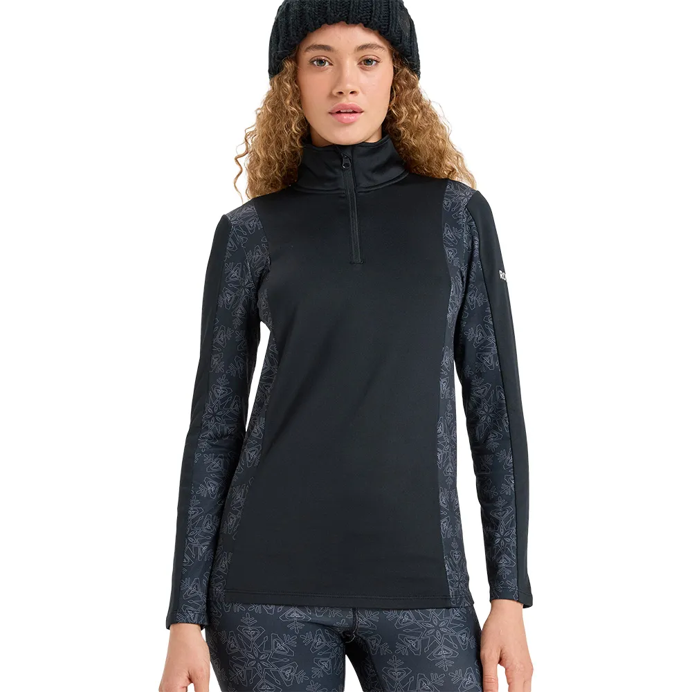 Roxy Daybreak Brushed Lange Mouwen Basislaag Zwart