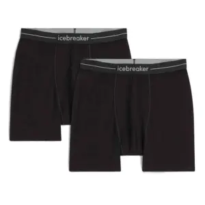 Icebreaker Merino 150 Anatomica Boxers 2 Eenheden Zwart