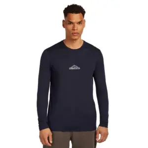 Icebreaker Merino 150 Tech Lite Road To Cook T-shirt Met Lange Mouwen Marineblauw