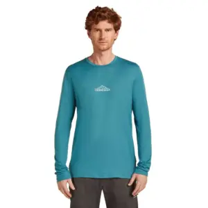 Icebreaker Merino 150 Tech Lite Road To Cook T-shirt Met Lange Mouwen Topaz