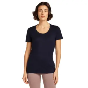 Icebreaker Merino 150 Tech Lite Scoop T-shirt Met Korte Mouwen Marineblauw