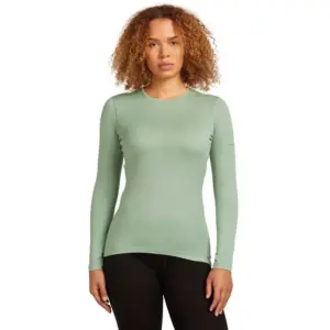 Icebreaker Merino 200 Oasis Crewe Lange Mouwen Basislaag Sea Glass