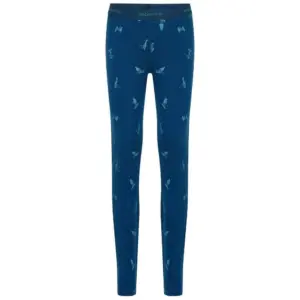Icebreaker Merino 200 Oasis Snow Day Leggings Atlantis / Topaz / Aop