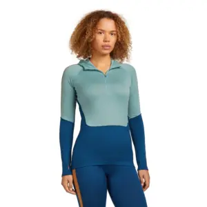 Icebreaker Merino 200 Oasis+ Hoodie Lange Mouwen Basislaag Atlantis / Hydro / Trail / Cb
