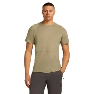Icebreaker Merino 200 Waffle Elevation T-shirt Met Korte Mouwen Flagstone