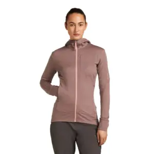 Icebreaker Merino 260 Quantum Sweatshirt Met Rits Summit / Blush