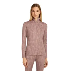 Icebreaker Merino 260 Tech Vertex Delta Lines Aop Lange Mouwen Basislaag Summit / Blush