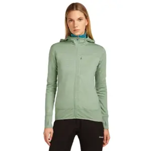 Icebreaker Merino Blend 300 Realfleece™ Descender Sweatshirt Met Rits Sea Glass