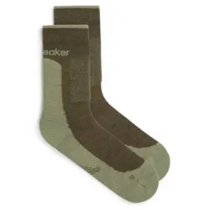 Icebreaker Merino Hike+ Medium Crewsokken Loden / Lichen