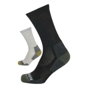 Lorpen Mh2pc Wool Hike Lange Sokken 2 Paren Zwart
