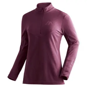 Maier Sports Denise W Fleece Met Halve Rits Rich Soil