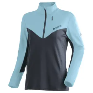 Maier Sports Evii Fleece Met Halve Rits Blauw