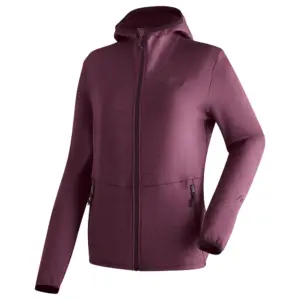 Maier Sports Fave W Fleece Met Kap Rich Soil Melange