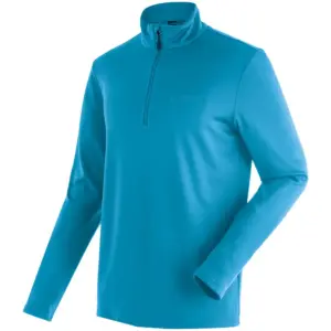 Maier Sports Midlayer Felix Fleece Met Halve Rits Tibetan Stone