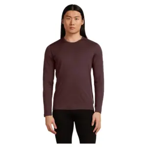 Icebreaker Merino 200 Oasis Crewe Lange Mouwen Basislaag Java