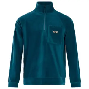 Protest Arax Outdoor Fleece Met Halve Rits Marineblauw