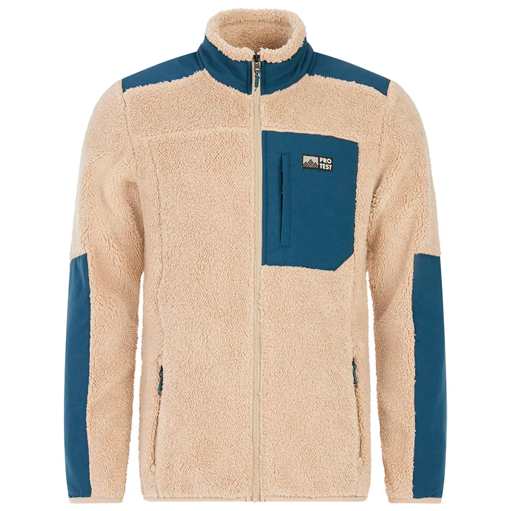 Protest Bleaker Fleece Met Volledige Rits Beige