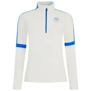 Protest Carly Fleece Met Halve Rits Wit