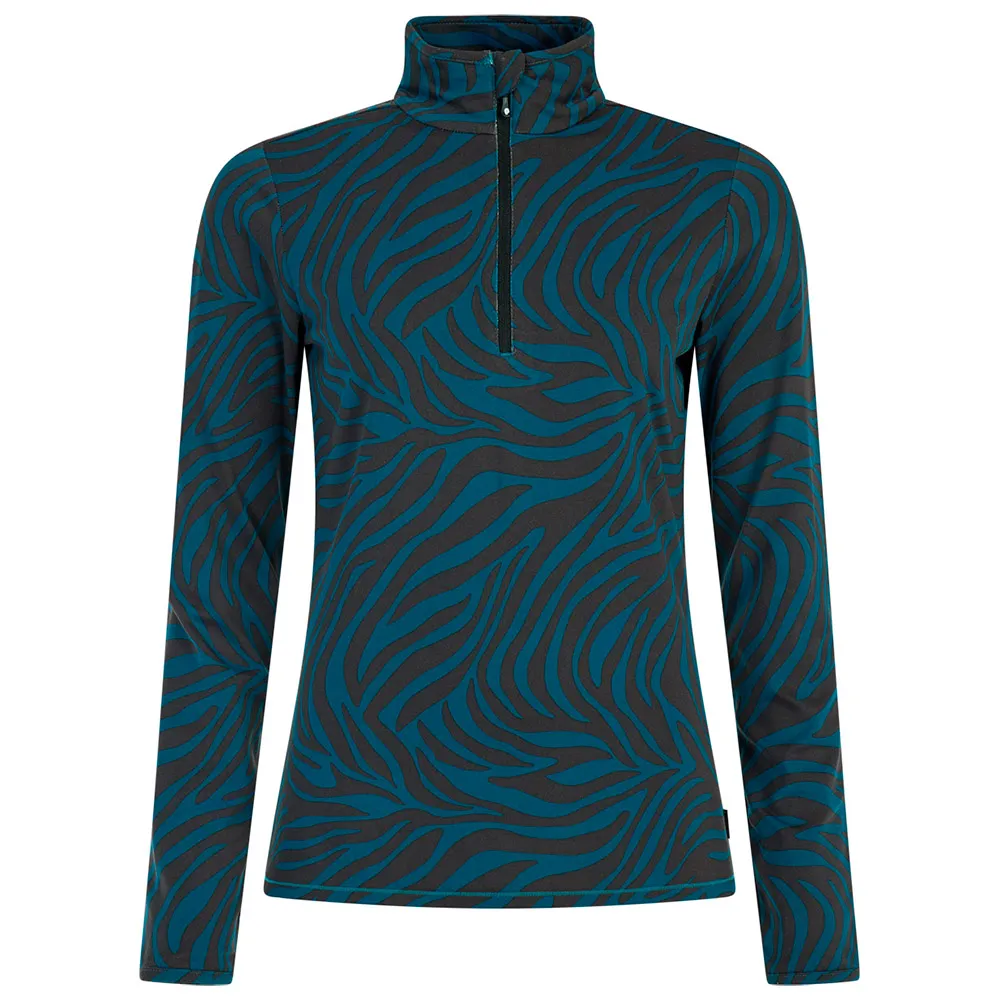 Protest Esher Fleece Met Halve Rits Blauw