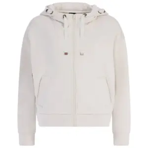 Protest Face Sweatshirt Met Rits Wit