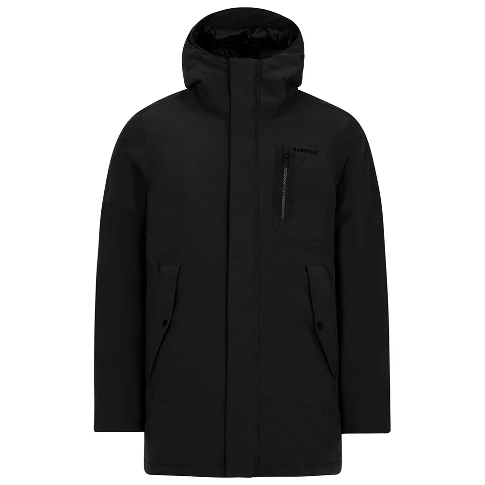 Protest Hemley Outdoor Long Jas Zwart