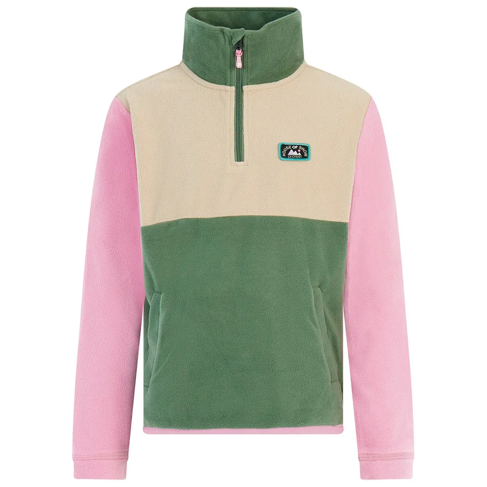 Protest Inke Fleece Met Halve Rits Roze