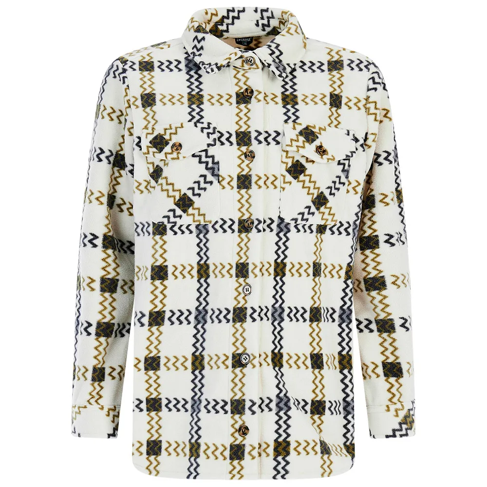 Protest Luv Outdoor Shirt Jas Wit