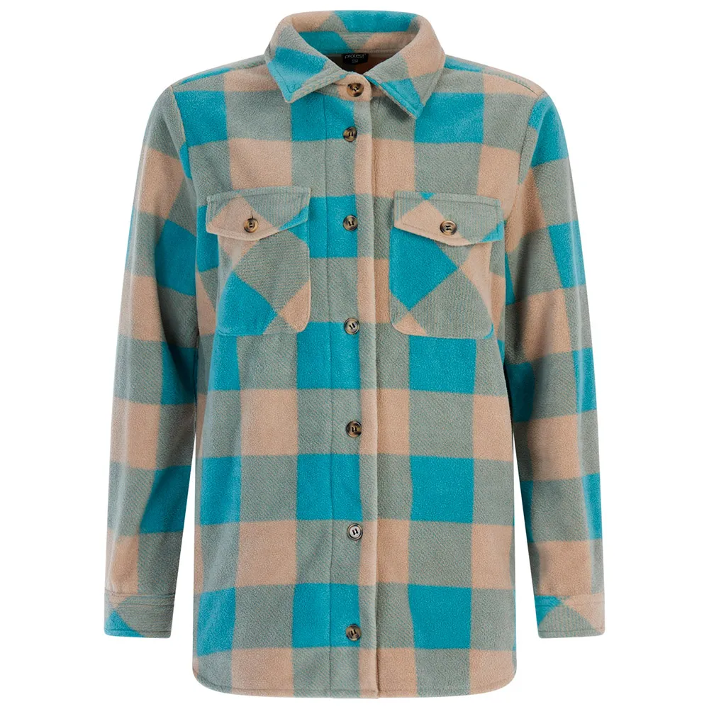 Protest Luv Outdoor Shirt Jas Blauw