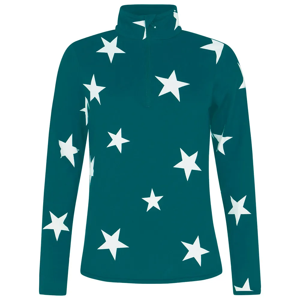 Protest Noon Fleece Met Halve Rits Blauw