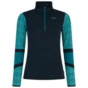 Protest Nynke Fleece Met Halve Rits Blauw