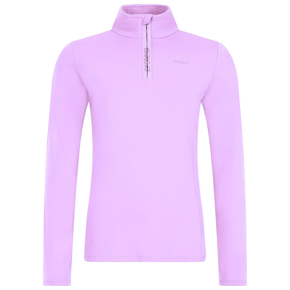 Protest Refabriz Fleece Met Halve Rits Paars