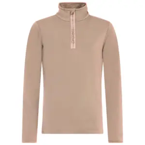 Protest Refabrizoy Fleece Met Halve Rits Beige